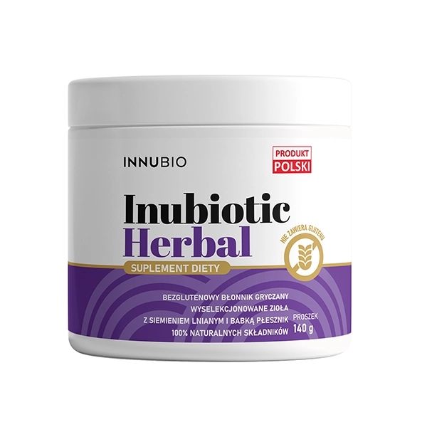 INNUBIO Innubiotic Herbal bezglutenowy błonnik nowej generacji z ziołami 140g