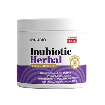 INNUBIO Innubiotic Herbal bezglutenowy błonnik nowej generacji z ziołami 140g