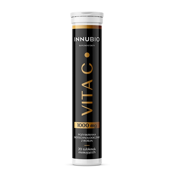 INNUBIO VITA C, Witamina C, 1000 mg, 20 pastylek